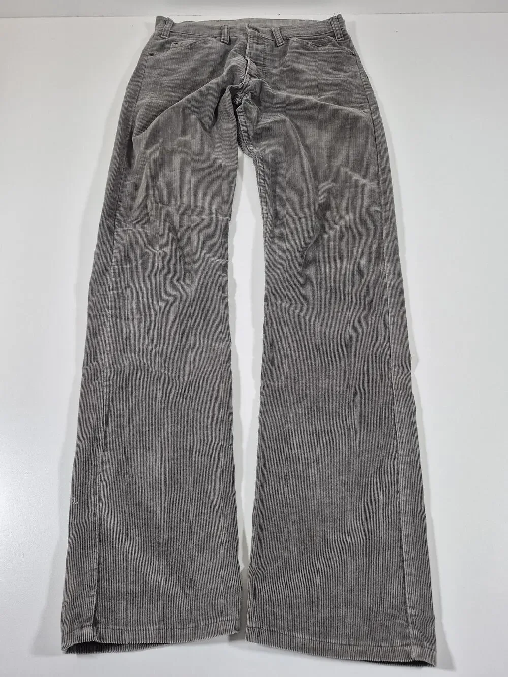 VTG Levi's 505 Corduroy Pants Mens 31x34 Gray Straight USA Casual Workwear